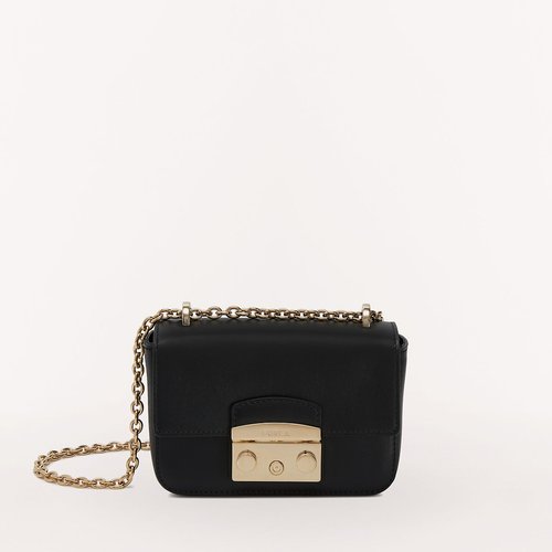 Umhangetasche metropolis mini aus leder schwarz Furla La Redoute