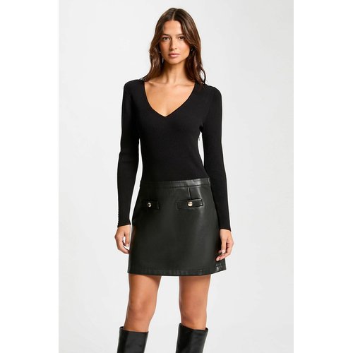 Robe courte ajustee 2 en 1 noir Morgan La Redoute