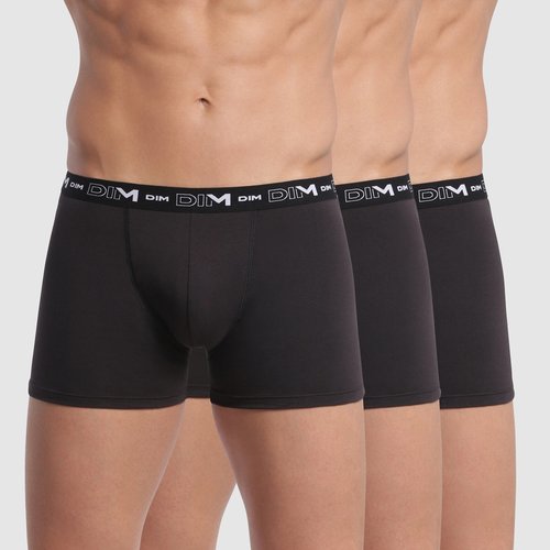 Lot de 3 boxers coton stretch Dim La Redoute