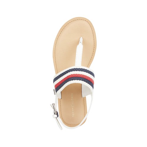 Sandales plates entre doigts Tommy Hilfiger ecru La Redoute