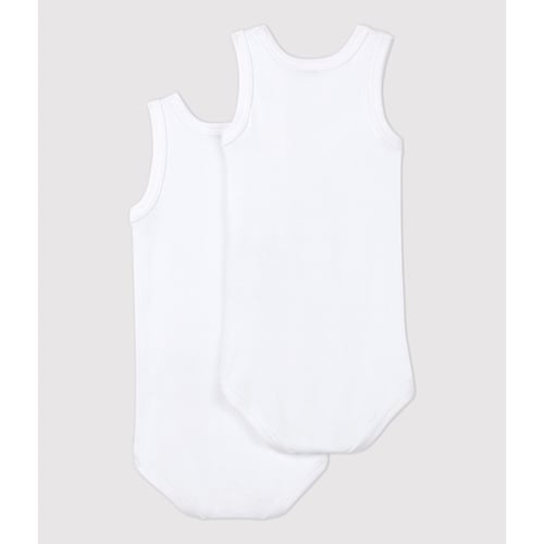 Petit Bateau Unisex Baby Bodys Ohne Ärmel, 2er Pack – Aus Weicher Baumwolle, In Frankreich Hergestellt