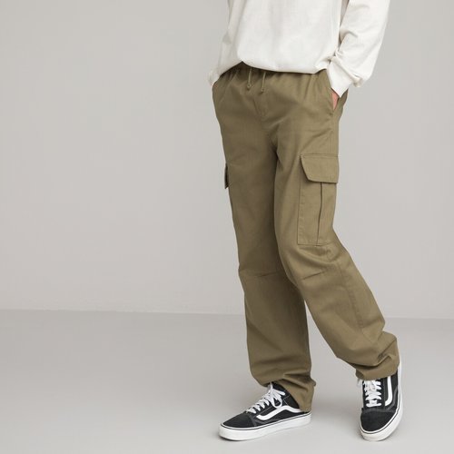 Pantalon cargo kaki La Redoute Collections La Redoute