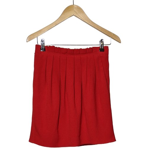 Jupe courte tres bon etat rouge Naf Naf La Redoute