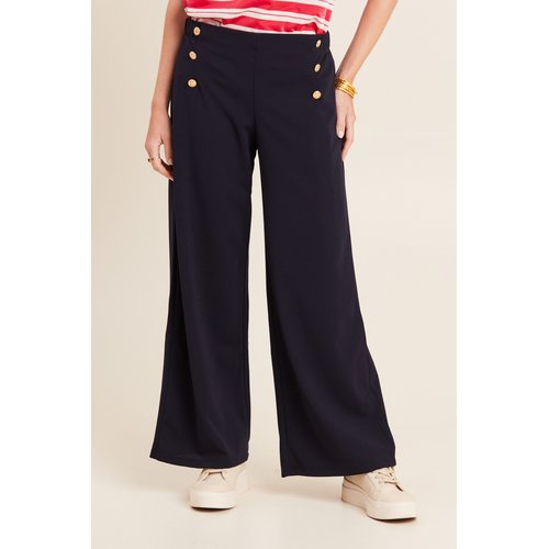 Pantalon large a pont Breal La Redoute