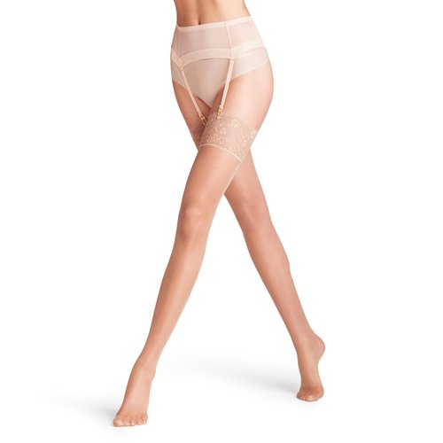 Bas pour porte jarretelles seidenglatt 15 fibre artificielle transparent Falke La Redoute