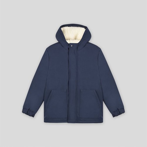 Parka a capuche doublee en moumoute avec grandes poches certifiee oeko tex Monoprix La Redoute