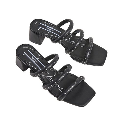 Zoe double heeled mules black Pepe Jeans La Redoute