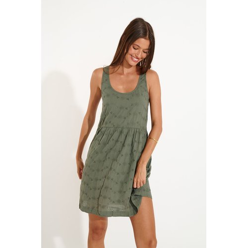 Robe silvia cherrytree kaki Banana Moon La Redoute