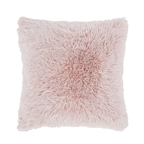 Cuddly blush pink filled cushion 45x45cm blush pink Catherine Lansfield La Redoute