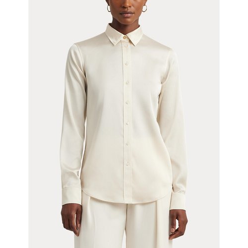 Jamelko satin shirt with long sleeves ecru Lauren Ralph Lauren La Redoute
