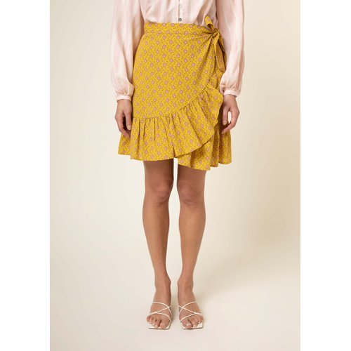 Jupe courte jaune moutarde hotsell