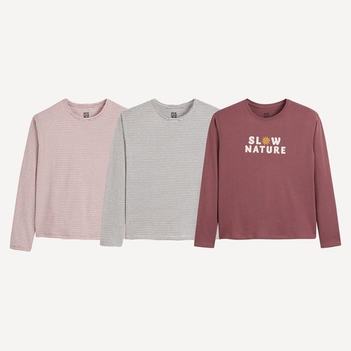 O-Neck Long Sleeve Striped Print T-Shirt O-Neck Long Sleeve Striped Print T-Shirt