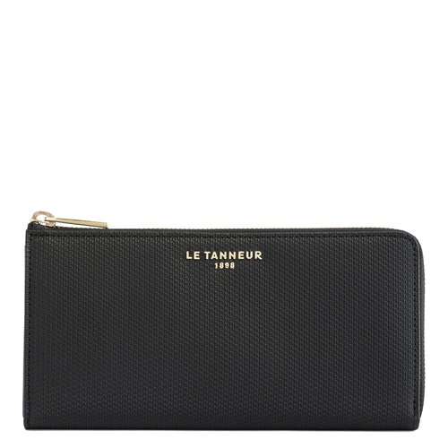 Compagnon zippe emilie en cuir signature t Le Tanneur La Redoute