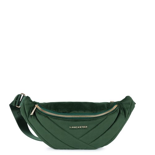 Sac banane velvet matelasse Lancaster La Redoute