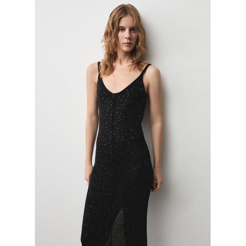 Robe sequin noir mango outlet