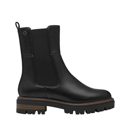 Black high chelsea boots hot sale