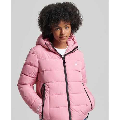 Veste Bouffante Noize Rose Métallisé - Taille XXL Femme, Capuche, Zippée, Isolant Recyclé, Neuve Avec étiquettes