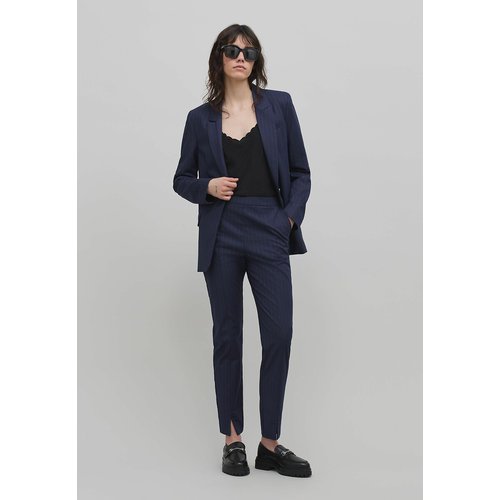 Veste de tailleur rayee Ikks bleu marine La Redoute