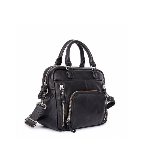 Macy's black leather handbags shop