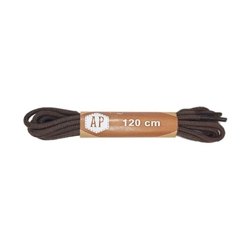 Paire De Lacet Rond Fin Marron Fonce 120 Cm