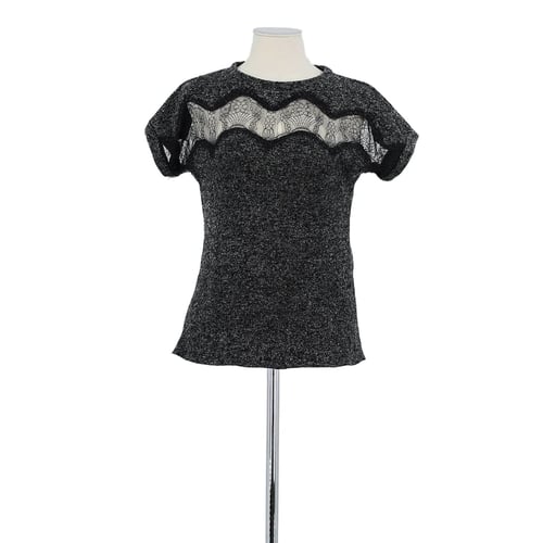 Tee-shirt SANDRO Gris Taille L - Très Bon état, Léger Port