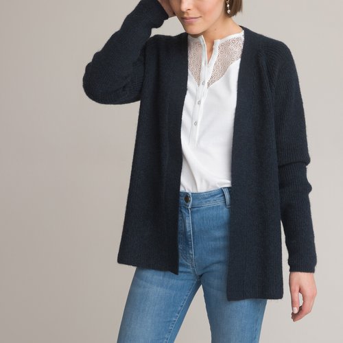 Chunky navy cardigan women's outlet