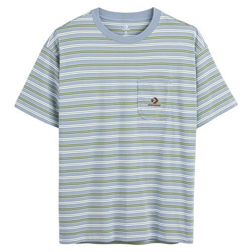 T shirt manches courtes raye raye bleu Converse La Redoute