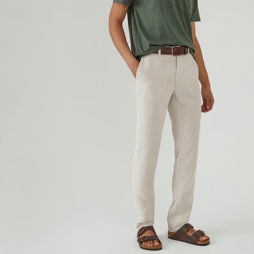 Pantalon lin la redoute on sale