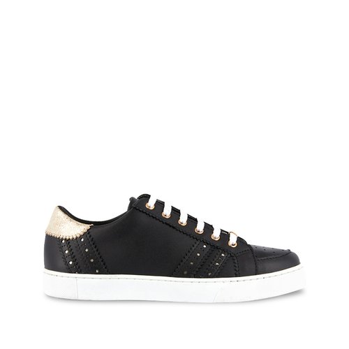 Suzie leather trainers black Les Tropeziennes Par M Belarbi La Redoute
