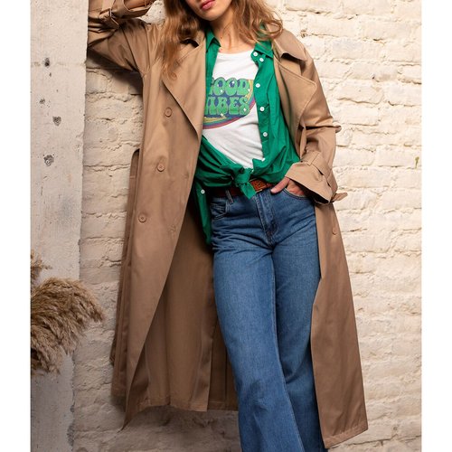 Petite long trench coat cheap