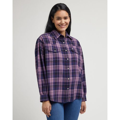 Camicia a quadri nero rosa Lee La Redoute