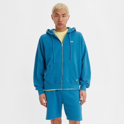 Cotton hoodie blue Levi s La Redoute