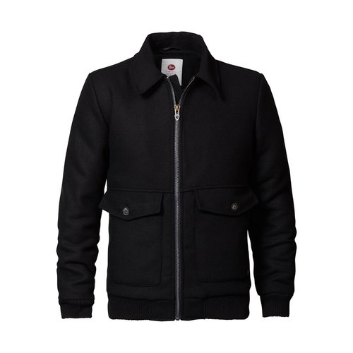 Blouson aviateur zippe col chemise noir Petrol Industries La Redoute