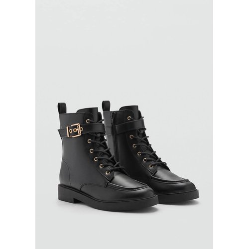 Bottines cuir mango sale