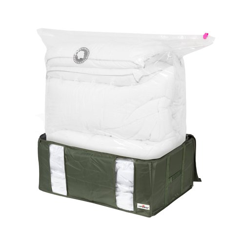 Compactor boite de rangement sous vide ecologik xxl kaki Couleur kaki Compactor La Redoute