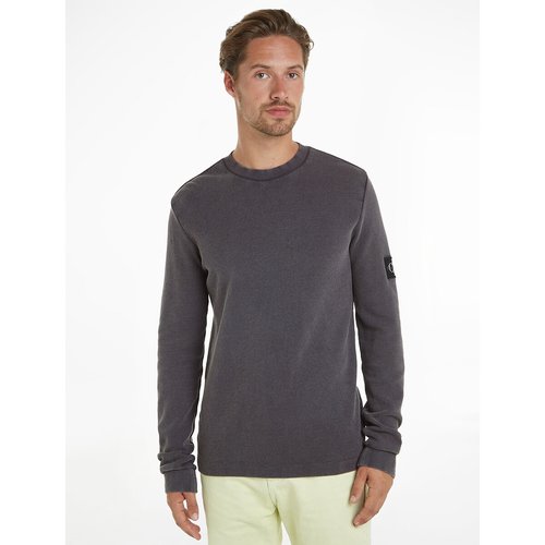 T shirt manche longue calvin klein on sale