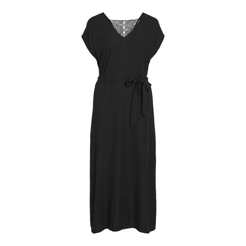 Robe longue dos en dentelle noir Vila La Redoute