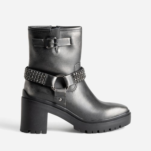 Bottines noires texto discount