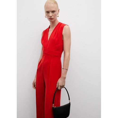 Pantalon rouge mango sale