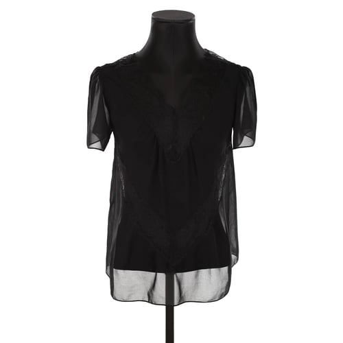 Tunique/Blouse Noire Esprit Taille 36 (S) - Coton, Manches Longues - Occasion Très Bon État
