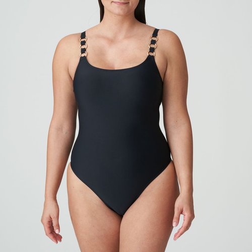 Maillot 1 piece rembourre sans arm damietta noir Primadonna La Redoute