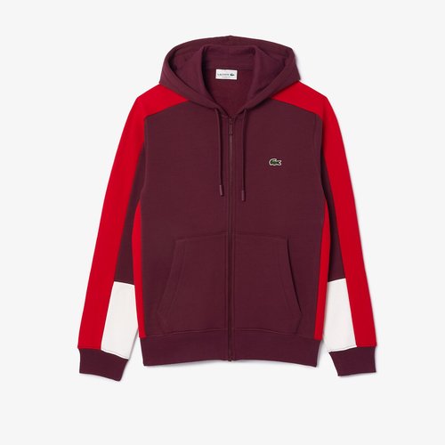 Sweat a capuche lacoste rouge cheap