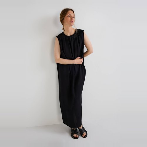 Robe longue noire monoprix new arrivals