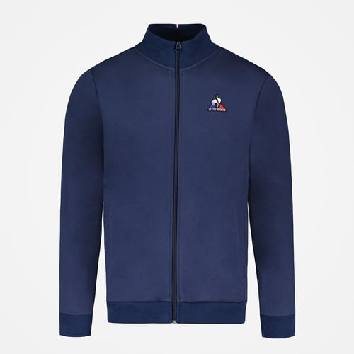 Sweat à Fermeture Gilet Le Coq Sportif Taille XS - Blanc/Bleu - Occasion Très Bon état