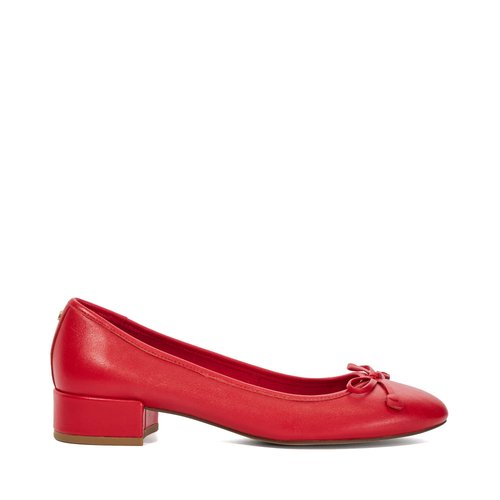 Ballerine talon carré outlet