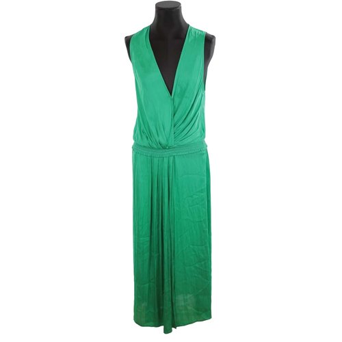 Robe en soie tres bon etat vert The Kooples La Redoute