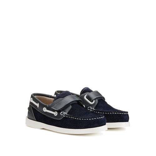 Boys navy boat shoes online