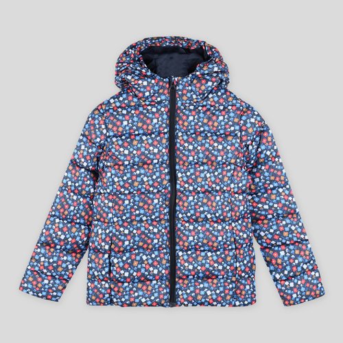 Doudoune capuche imprimee marine Monoprix Kids La Redoute
