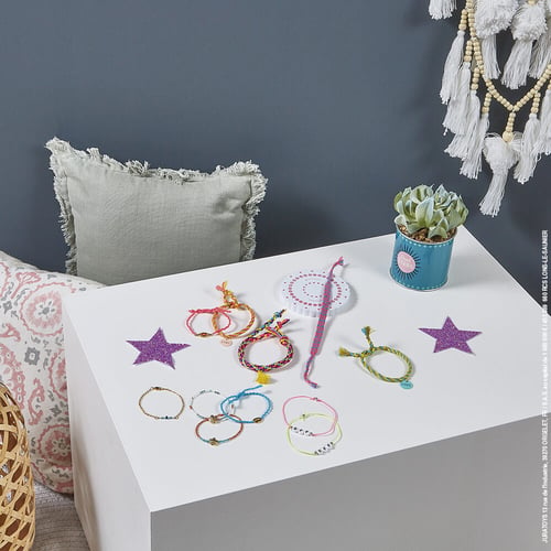 Kit de Fabrication de Bracelets d'Amitié, Jouets pour Filles de 7 8 9 10 11 12 Ans Idées Cadeaux