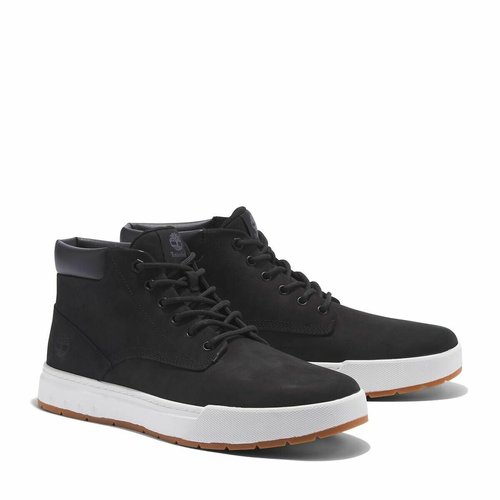 Boots cuir maple grove mid noir Timberland La Redoute